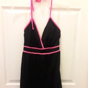 Casual Summer Halter Dress with Built-in Bra